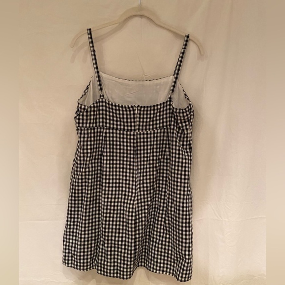 Urban Outfitters Cooperative gingham mini dress, spaghetti straps, sz 10 - Picture 4 of 11
